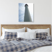 vuurtoren van Cape May Canvas Afdruk (Insitu (Slaapkamer))