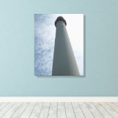 vuurtoren van Cape May Canvas Afdruk (Insitu (Houten vloer))