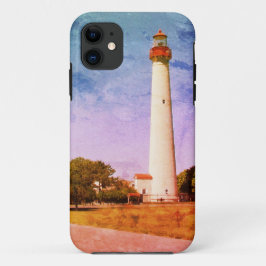Vuurtoren van Cape May Canvas Print Case-Mate iPhone Case
