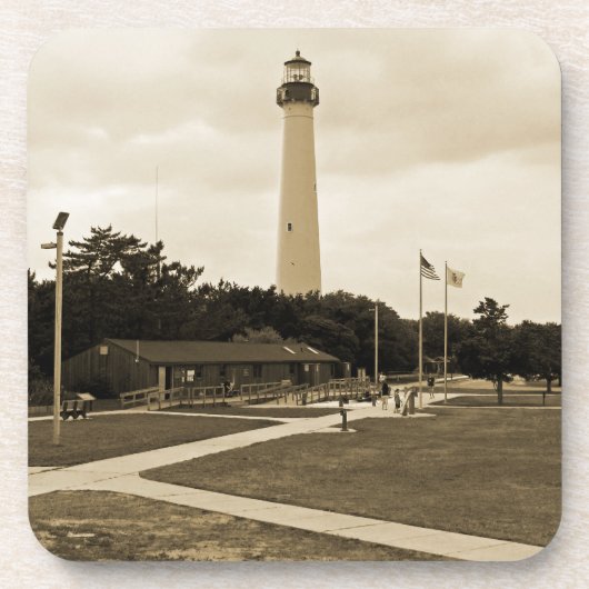 vuurtoren van Cape May Drankjes Onderzetter (Voorkant)