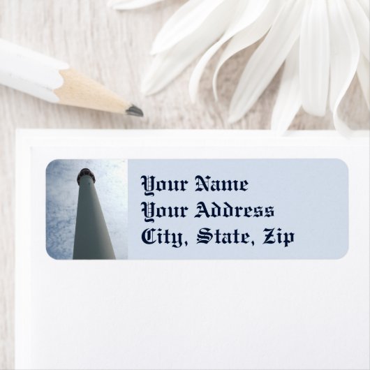 vuurtoren van Cape May Etiket (Insitu)