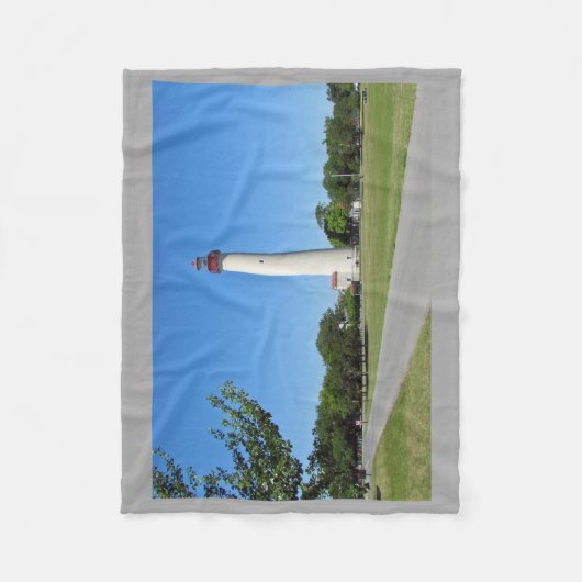 vuurtoren van Cape May Fleece Deken (Voorkant)