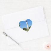 vuurtoren van Cape May Hart Sticker (Envelop)