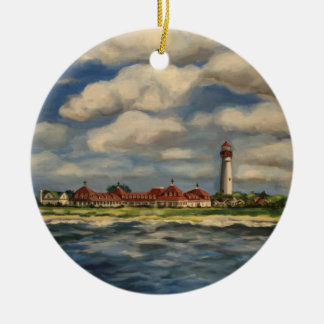 vuurtoren van Cape May Keramisch Ornament