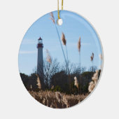 vuurtoren van Cape May Keramisch Ornament (Links)