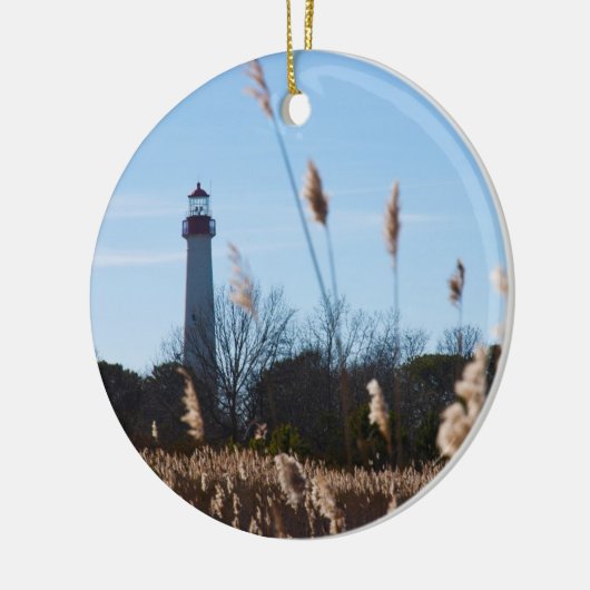vuurtoren van Cape May Keramisch Ornament (Links)