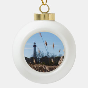 vuurtoren van Cape May Keramische Bal Ornament