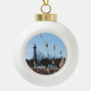 vuurtoren van Cape May Keramische Bal Ornament