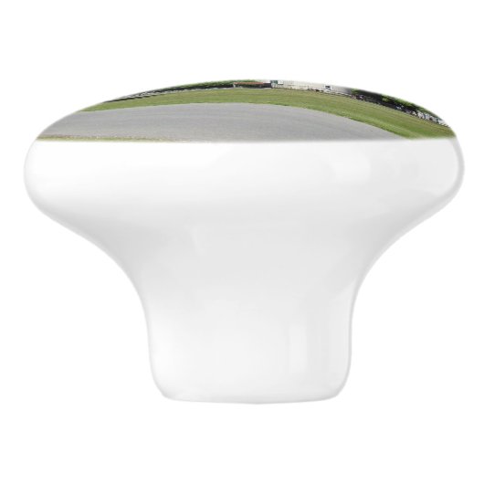 vuurtoren van Cape May Keramische Knop (Zijkant)