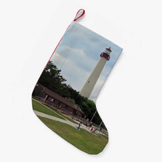 vuurtoren van Cape May Kleine Kerstsok (Voorkant (Hangend))