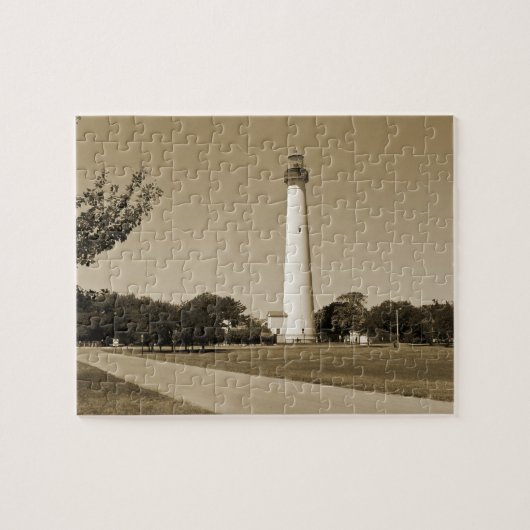 vuurtoren van Cape May Legpuzzel (Horizontaal)