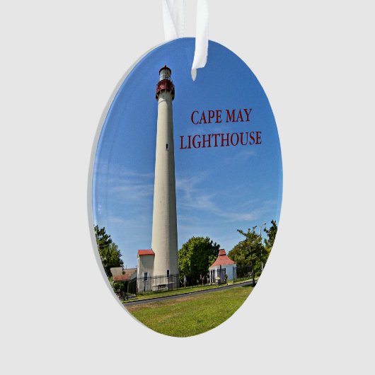 vuurtoren van Cape May, New Jersey Ornament (voorkant)