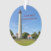 vuurtoren van Cape May, New Jersey Ornament (voorkant)