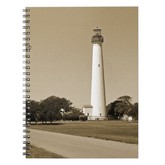vuurtoren van Cape May Notitieboek (Voorkant)