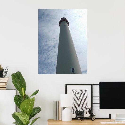 vuurtoren van Cape May Poster (Thuiskantoor)
