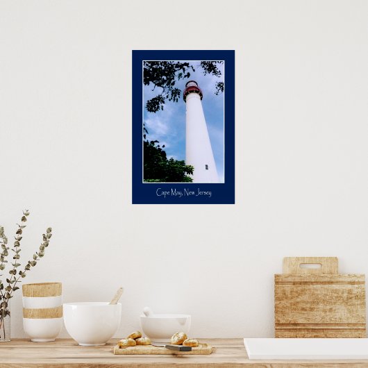 vuurtoren van Cape May Poster (Keuken)