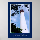 vuurtoren van Cape May Poster (Voorkant)