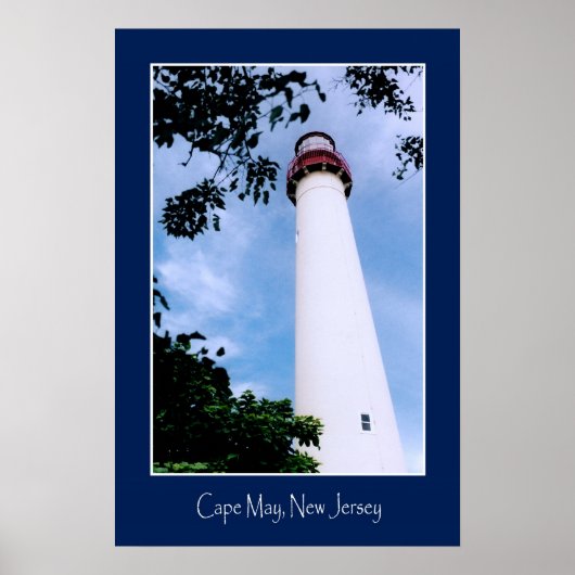 vuurtoren van Cape May Poster (Voorkant)