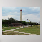 vuurtoren van Cape May Poster (Voorkant)