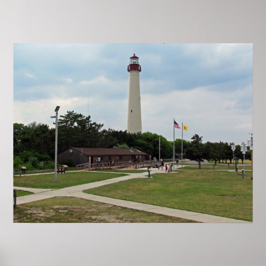 vuurtoren van Cape May Poster (Voorkant)