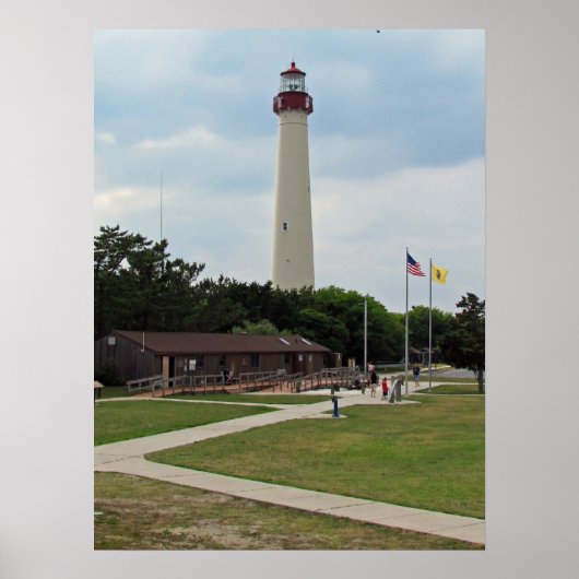vuurtoren van Cape May Poster (Voorkant)
