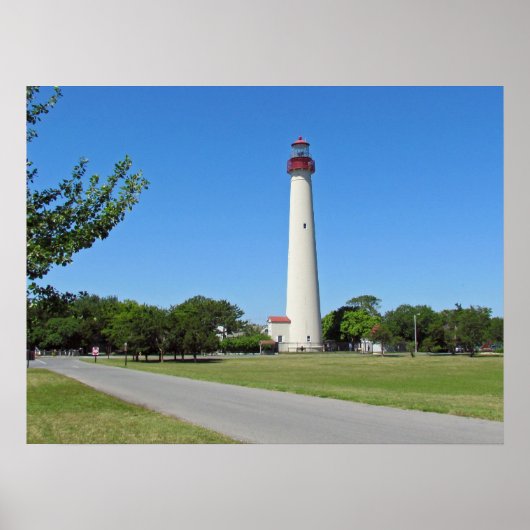 vuurtoren van Cape May Poster (Voorkant)