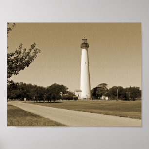 vuurtoren van Cape May Poster