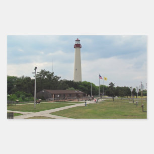 vuurtoren van Cape May Rechthoekige Sticker
