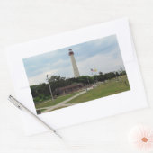 vuurtoren van Cape May Rechthoekige Sticker (Envelop)