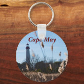 vuurtoren van Cape May Sleutelhanger (Voorkant)