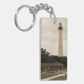 vuurtoren van Cape May Sleutelhanger (Voorkant Links)
