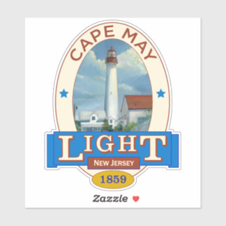 vuurtoren van Cape May Sticker