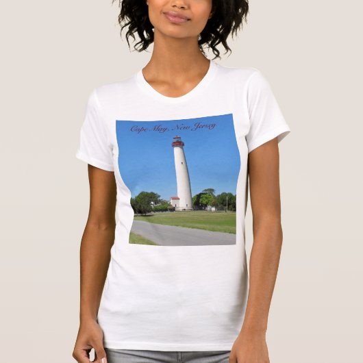 vuurtoren van Cape May T-shirt (Voorkant)