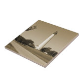 vuurtoren van Cape May Tegeltje (Zijkant)