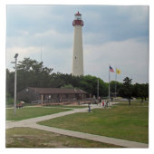 vuurtoren van Cape May Tegeltje (Voorkant)