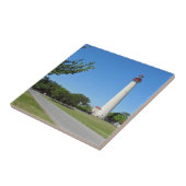 vuurtoren van Cape May Tegeltje (Zijkant)