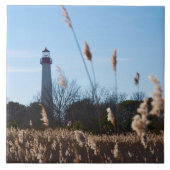 vuurtoren van Cape May Tegeltje (Voorkant)