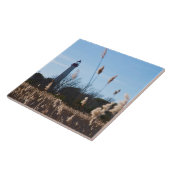 vuurtoren van Cape May Tegeltje (Zijkant)