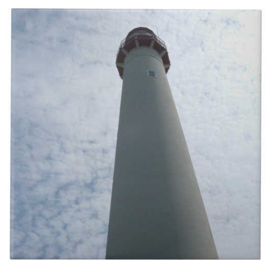 vuurtoren van Cape May Tegeltje (Voorkant)