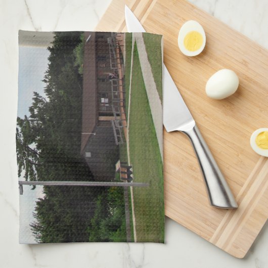 vuurtoren van Cape May Theedoek (Quarter Fold)