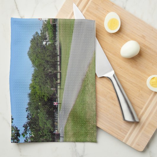 vuurtoren van Cape May Theedoek (Quarter Fold)