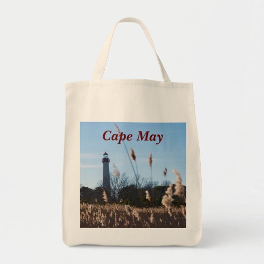 vuurtoren van Cape May Tote Bag (Voorkant)