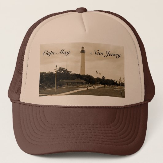 vuurtoren van Cape May Trucker Pet (Voorkant)
