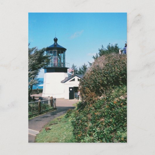 vuurtoren van Cape Meares, Oregon Briefkaart (Voorkant)