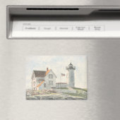 vuurtoren van Cape Neddick Magneet (Insitu (Vaatwasser))