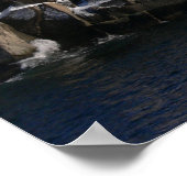 vuurtoren van Cape Neddick ( nubbles ) Winterdruk Poster (Hoek)