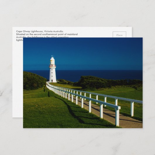 vuurtoren van Cape Otway Briefkaart (Voorkant / Achterkant)
