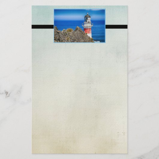 Vuurtoren van Cape Palliser New Zealand Briefpapier (Voorkant)