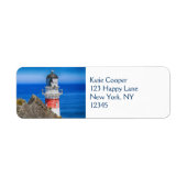 Vuurtoren van Cape Palliser New Zealand Etiket (Voorkant)