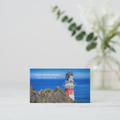 Vuurtoren van Cape Palliser New Zealand Visitekaartje (Staand voorkant)